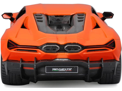 Lamborghini Revuelto Orange "Italian Design" Series 1/24 T&y Diecast Model Car by Bburago