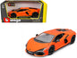 Lamborghini Revuelto Orange "Italian Design" Series 1/24 T&y Diecast Model Car by Bburago