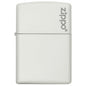 Zippo Windproof Lighter Classic L&M White Matte Zippo Logo