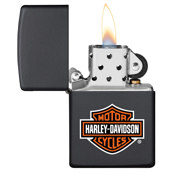 Zippo Windproof Lighter L&M Harley-Davidson® Design Black