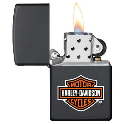 Zippo Windproof Lighter L&M Harley-Davidson® Design Black