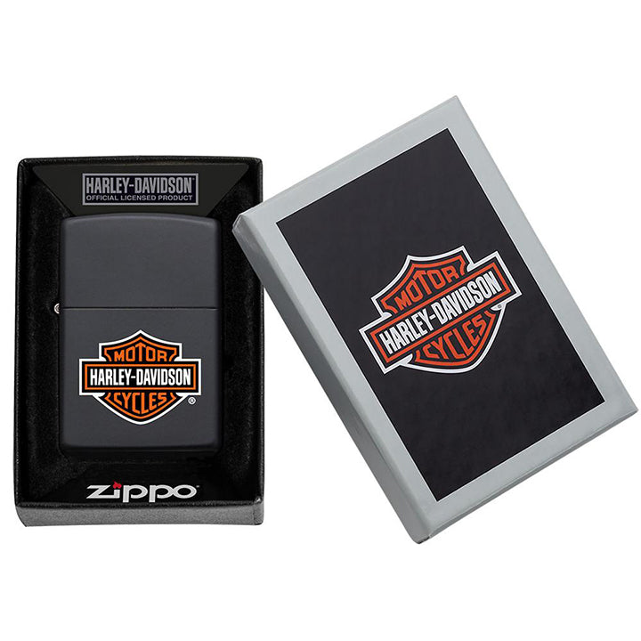 Zippo Windproof Lighter L&M Harley-Davidson® Design Black