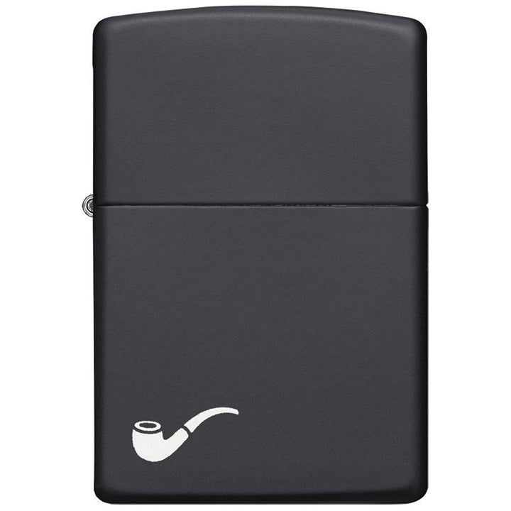 Zippo Windproof Lighter L&M Pipe Black Matte