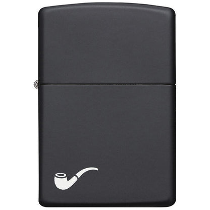 Zippo Windproof Lighter L&M Pipe Black Matte