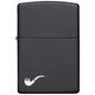 Zippo Windproof Lighter L&M Pipe Black Matte
