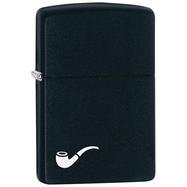 Zippo Windproof Lighter L&M Pipe Black Matte