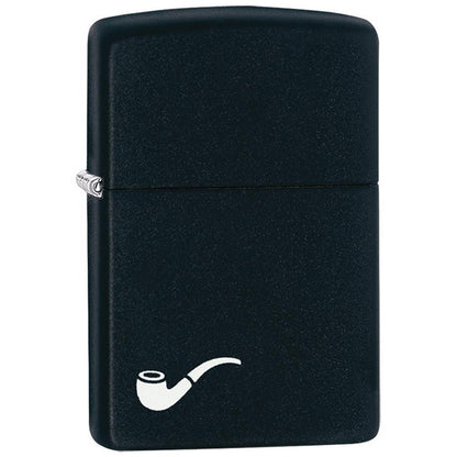 Zippo Windproof Lighter L&M Pipe Black Matte