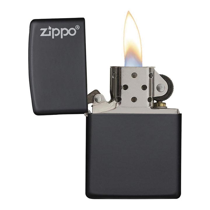 Zippo Windproof Lighter L&M Black Matte w/Zippo Logo