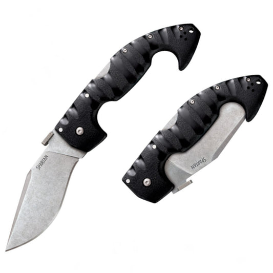 Cold Steel Spartan Folding Kopis 4-1/2" Carpenter CTS BD1 Stonewash Blade