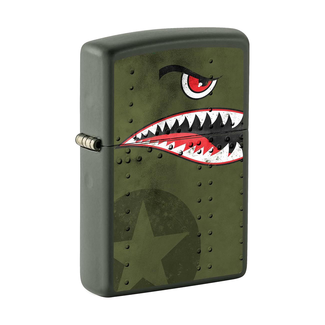 *221NOSEART* Zippo 22CI413623 Windproof Lighter Fighter