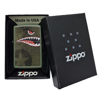 *221NOSEART* Zippo 22CI413623 Windproof Lighter Fighter
