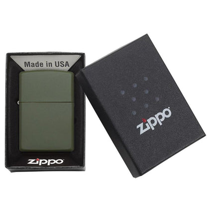 Zippo Windproof L&M Lighter Green Matte