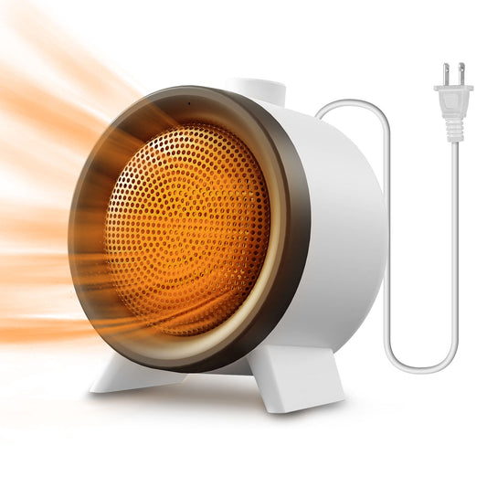 1000W Electric Space Heater Ceramic Fan Heating With 3 Modes 3S Tip-Over Ov