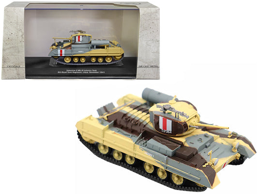 "Valentine MK.II" Infantry Tank MK.III "Harry I" "UK 8th Royal Tank Regiment Libya November 1941" 1/43 T&y Diecast Model by AFVs of WWII