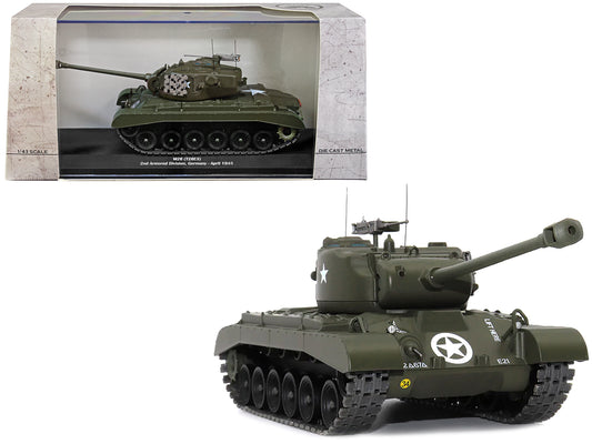 M26 (T26E3) Tank "U.S.A. 2nd Armored Division Germany April 1945" 1/43 T&y Diecast Model by AFVs of WWII