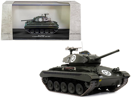 M24 "Chaffee" Tank #3 "U.S.A. 1st Armored Division Italy April 1945" 1/43 T&y Diecast Model by AFVs of WWII