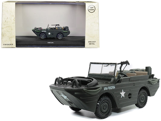 Ford GPA Amphibious Vehicle Olive Drab "United States Army" 1/43 T&y Diecast Model by Militaria Die Cast