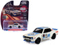 1972 Nissan Skyline 2000 GT-R (KPGC10) RHD (Right Hand Drive) #15 Kunimitsu Takahashi "50th Victory" White with Blue Stripe "Tokyo Torque" Series 10 1/64 T&y Diecast Model Car by Greenlight