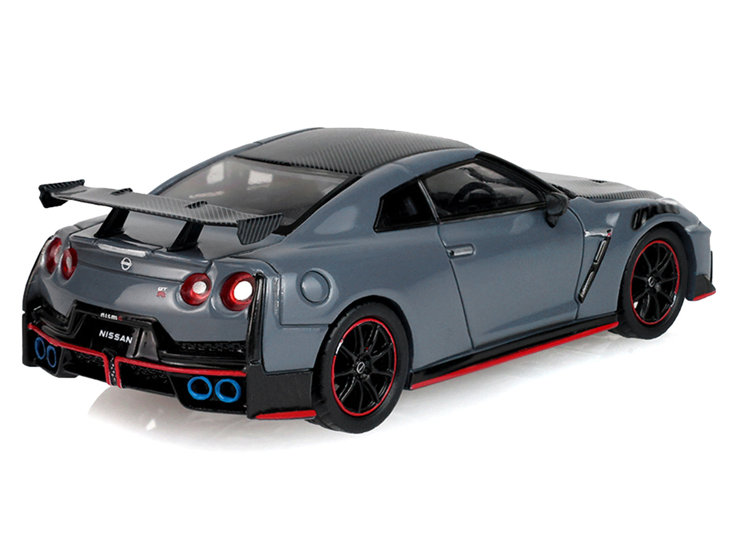 2024 Nissan GT-R (R35) NISMO RHD (Right Hand Drive) Stealth Gray with Carbon Top and Hood "Tokyo Torque" Series 10 1/64 T&y Diecast Model Car by Greenlight