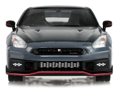 2024 Nissan GT-R (R35) NISMO RHD (Right Hand Drive) Stealth Gray with Carbon Top and Hood "Tokyo Torque" Series 10 1/64 T&y Diecast Model Car by Greenlight
