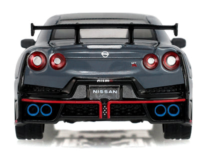 2024 Nissan GT-R (R35) NISMO RHD (Right Hand Drive) Stealth Gray with Carbon Top and Hood "Tokyo Torque" Series 10 1/64 T&y Diecast Model Car by Greenlight