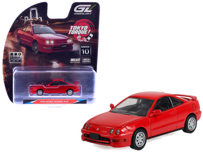 1994 Acura Integra GS-R Milano Red "Tokyo Torque" Series 10 1/64 T&y Diecast Model Car by Greenlight