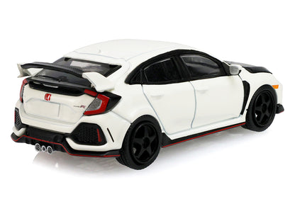 2018 Honda Civic Type-R (FK8) RHD (Right Hand Drive) Championship White with Carbon Hood "Tokyo Torque" Series 10 1/64 T&y Diecast Model Car by Greenlight