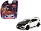 2018 Honda Civic Type-R (FK8) RHD (Right Hand Drive) Championship White with Carbon Hood "Tokyo Torque" Series 10 1/64 T&y Diecast Model Car by Greenlight