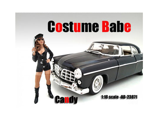 Costume Babe Candy Figure For 1:18 Scale Models by American Diorama <h2>Costume Diorama</h2> <p>High-quality diecast model car perfect collectors and enthusiasts. Features detailed interior exterior c