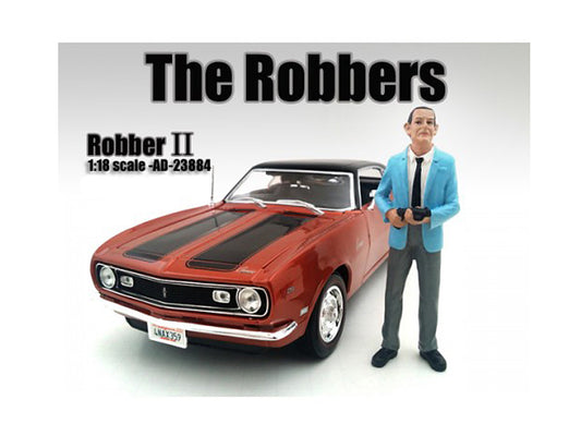 "The Robbers" Robber II Figure For 1:18 Scale Models by American Diorama <h2>"The Diorama</h2> <p>High-quality diecast model car perfect collectors and enthusiasts. Features detailed interior exterior