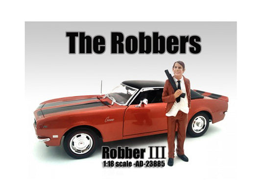"The Robbers" Robber III Figure For 1:18 Scale Models by American Diorama <h2>"The Diorama</h2> <p>High-quality diecast model car perfect collectors and enthusiasts. Features detailed interior exterio