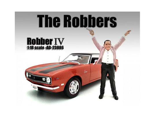 "The Robbers" Robber IV Figure For 1:18 Scale Models by American Diorama <h2>"The Diorama</h2> <p>High-quality diecast model car perfect collectors and enthusiasts. Features detailed interior exterior