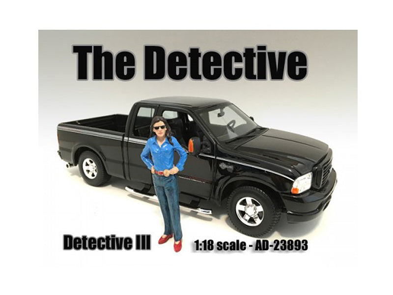 "The Detective #3" Figure For 1:18 Scale Models by American Diorama <h2>"The Diorama</h2> <p>High-quality diecast model car perfect collectors and enthusiasts. Features detailed interior exterior craf