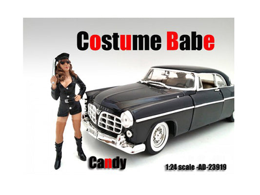 Costume Babe Candy Figure For 1:24 Scale Models by American Diorama <h2>Costume Diorama</h2> <p>High-quality diecast model car perfect collectors and enthusiasts. Features detailed interior exterior c