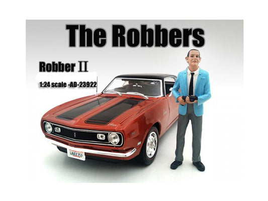 "The Robbers" Robber II Figure For 1:24 Scale Models by American Diorama <h2>"The Diorama</h2> <p>High-quality diecast model car perfect collectors and enthusiasts. Features detailed interior exterior