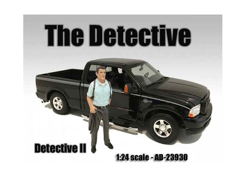 "The Detective #2" Figure For 1:24 Scale Models by American Diorama <h2>"The Diorama</h2> <p>High-quality diecast model car perfect collectors and enthusiasts. Features detailed interior exterior craf