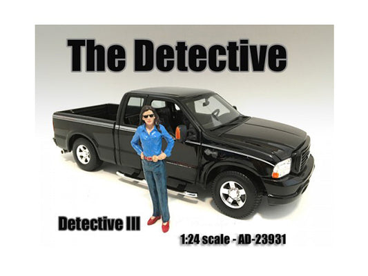 "The Detective #3" Figure For 1:24 Scale Models by American Diorama <h2>"The Diorama</h2> <p>High-quality diecast model car perfect collectors and enthusiasts. Features detailed interior exterior craf