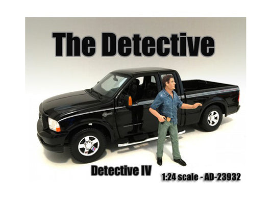 "The Detective #4" Figure For 1:24 Scale Models by American Diorama <h2>"The Diorama</h2> <p>High-quality diecast model car perfect collectors and enthusiasts. Features detailed interior exterior craf