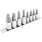 Powerbuilt Zeon SAE Hex Bit Socket Set for Damaged Bolts (8 Piece Set)