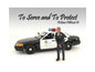 Police Officer II Figure For 1:18 Scale Models by American Diorama <h2>Police Diorama</h2> <p>High-quality diecast model car perfect collectors and enthusiasts. Features detailed interior exterior cra