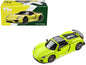 Porsche 918 Spyder Acid Green with Carbon Top 1/64 Diecast by Trends Hobby