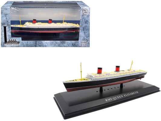 RMS Queen Elizabeth Passenger Ship 1/1250 T&y Diecast Model by Legendary Cruise Ships