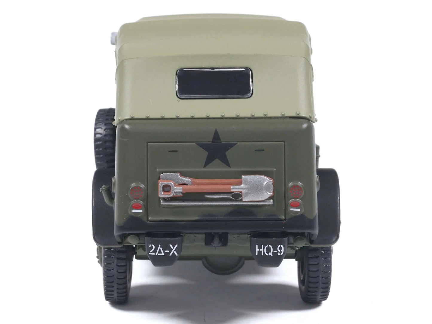 Dodge WC-6 Command Car with Canvas Top Olive Drab "2nd Armored Division France" (1944) United States Army 1/43 Diecast Model by Militaria Die Cast