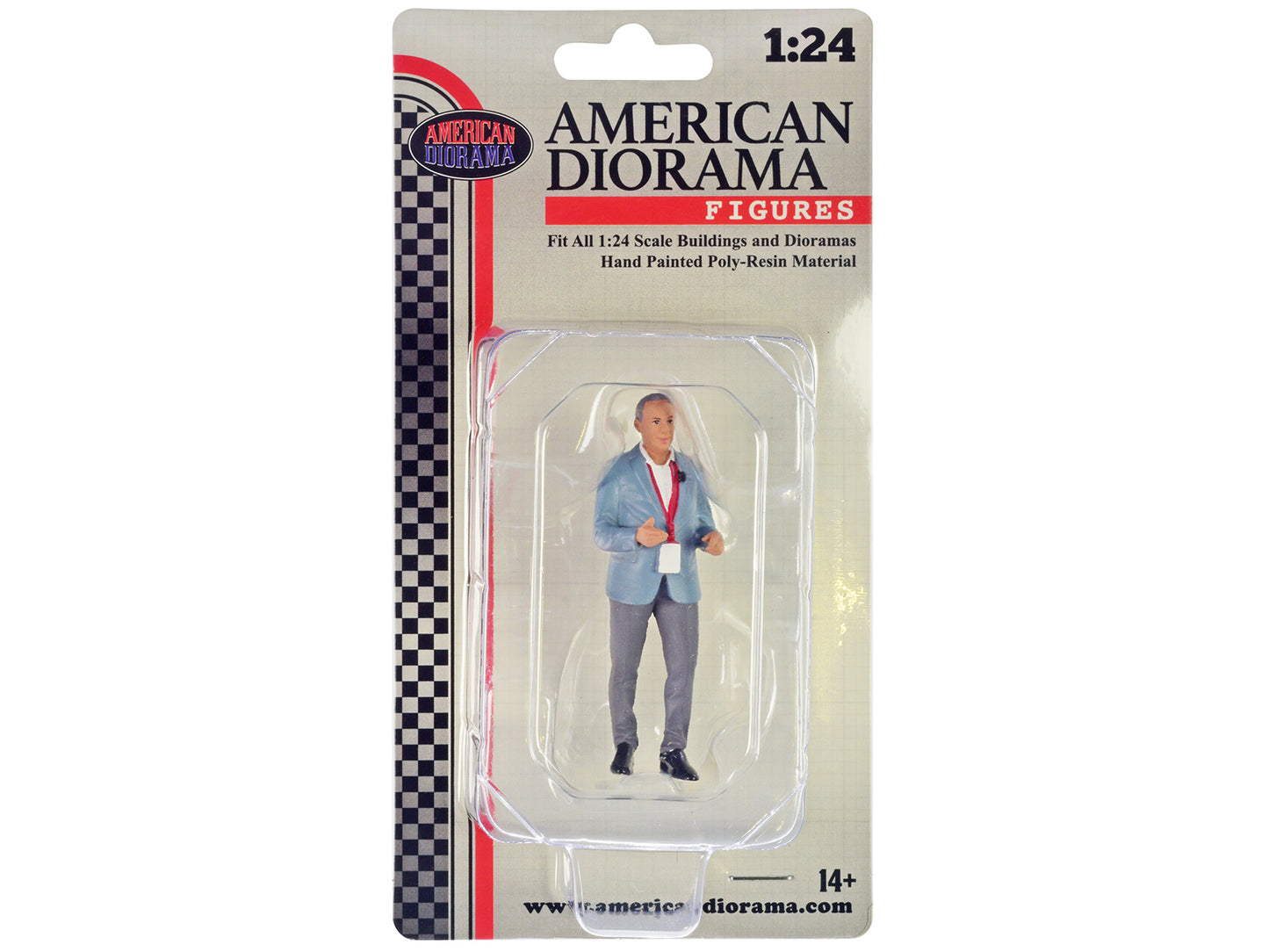 "On-Air" Figure 2 for 1/24 Scale Models by American Diorama <h2>"On-Air" Diorama</h2> <p>High-quality diecast model car perfect collectors and enthusiasts. Features detailed interior exterior craftsma