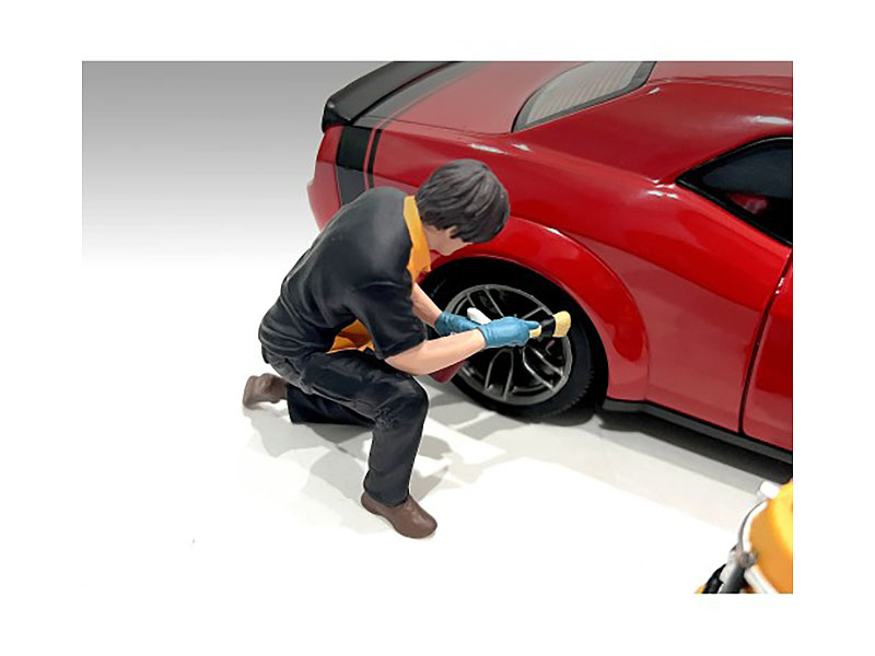 Copy of "Detail Masters" Figure 1 (Wheel Cleaning) for 1/18 Scale Models by American Diorama <h2>Copy Diorama</h2> <p>High-quality diecast model car perfect collectors and enthusiasts. Features detail