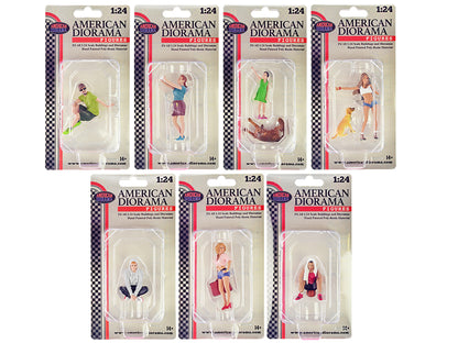 "Figure24 Series 1" 9 piece Figure Set for 1/24 Scale Models by American Diorama <h2>"Figure24 Diorama</h2> <p>High-quality diecast model car perfect collectors and enthusiasts. Features detailed inte