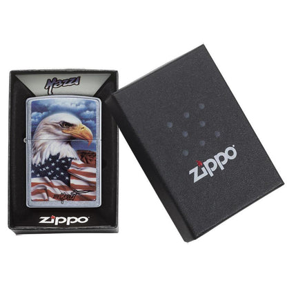 Zippo Windproof Lighter Mazzi L&M - Freedom Watch Street Chrome