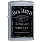 Zippo Windproof Lighter Jack L&M Daniel's Label Street Chrome Finish