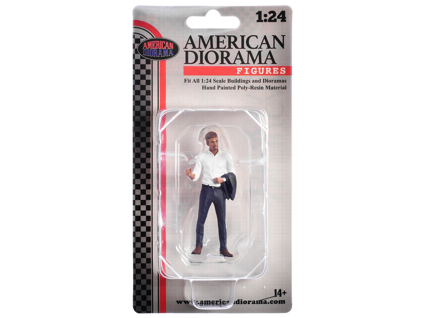 "Gentlemen's Club" Figure 1 for 1/24 Scale Models by American Diorama <h2>"Gentlemen's Diorama</h2> <p>High-quality diecast model car perfect collectors and enthusiasts. Features detailed interior ext
