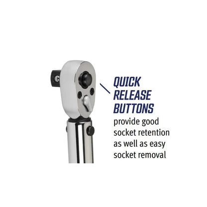 CDI 1/2″ Drive 250 Inch-Pound Dual Scale Micro-Adjustable Torque Wrench with Non-slip grip